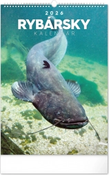 Kalendarz ścienny Wędkarski 2026