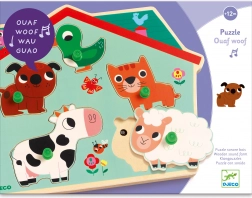 Układanka wtykowa Zwierzęta domowe DJECO