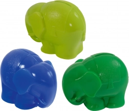 Plastowa skarbonka słoń