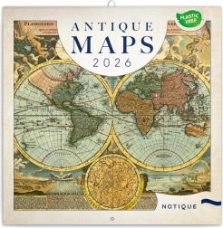 Kalendarz notatkowy Stare mapy 2026