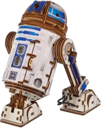 Ugears drewniana mechaniczna układanka STAR WARS R2‑D2 z projektorem LED