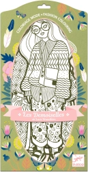 Modne kolorowanki Bowie & Friends od Djeco