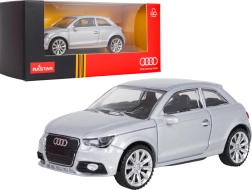 Metalowy model samochodu Audi A1 RASTAR srebrny w skali 1:43