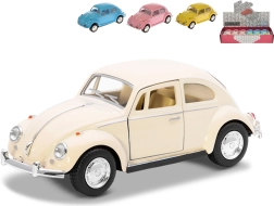 Kinsmart Volkswagen Beetle 1967 metalowy model 1:64 z napędem typu pull-back