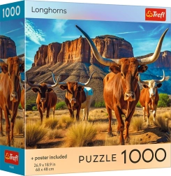 Trefl puzzle longhorny 1000 elementów