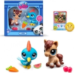 Littlest Pet Shop – zestaw 2 figurek z akcesoriami, seria 1