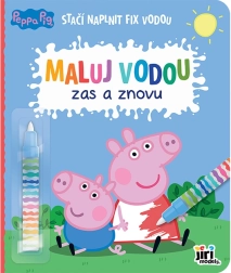 Kolorowanka wodna maluj raz po raz Świnka Peppa