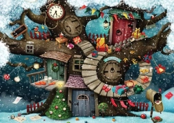 Puzzle Święta w lesie 1000 elementów MAGNOLIA