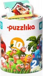 Puzzlika przyjaciele – moje pierwsze puzzle liczbowe 1–10, 20 elementów