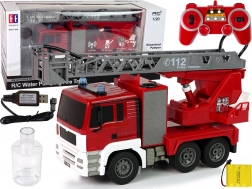 Zdalnie sterowana strażacka drabina wodna