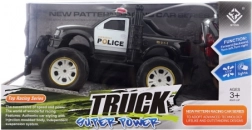 policyjny rc monster truck 1:16 ze światłami