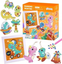Zestaw do haftu diamentowego Dinozaury