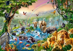 Puzzle 500 elementów JUNGLE RIVER (CASTORLAND)