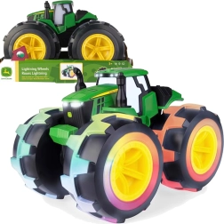 John Deere Monster Treads traktor Lightning Wheels ze światłem i dźwiękiem