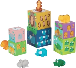 Klocki ze zwierzątkami Safari dla dzieci od 2Kids Toys