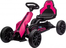 Dziecięcy gokart na pedały Baby Mix Speedster różowy