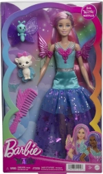 Barbie Malibu wróżkowa lalka z różowymi włosami i akcesoriami