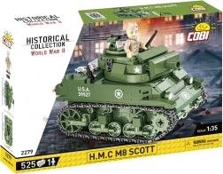 Klocki czołgu H.M.C. M8 Scott 1:35 od COBI
