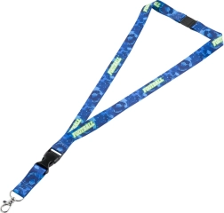 Smycz na szyję z karabińczykiem – motyw piłkarski