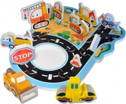 Pienkowe naklejki do kąpieli Strefa budowy