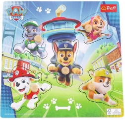 Drewniane mini puzzle PSI PATROL – 5 elementów