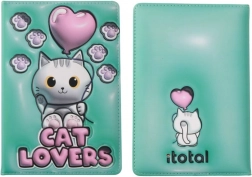 Notes A5 miętowy w twardej oprawie z piankową wyściółką