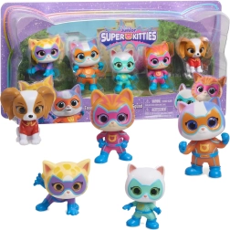 Disney Junior Super Kitties zestaw 5 figurek – drużyna kociąt