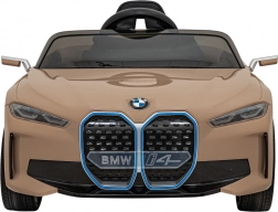 Elektryczny samochód dla dzieci BMW i4 z pilotem – Złoty