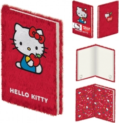 Hello Kitty pluszowy notes A5