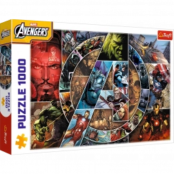 puzzle 1000 elementów - Marvel Avengers bohaterowie