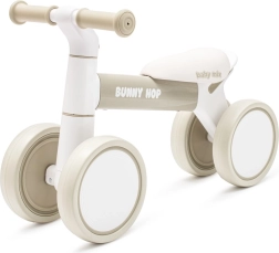 Dziecięcy jeździk BABY MIX Bunny Hop Ultralight, warm grey