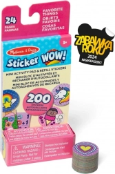 Sticker Wow – wkład i mini książeczka Jednorożec