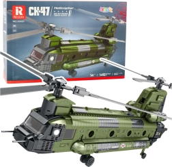 Klocki wojskowy śmigłowiec CH-47 CHINOOK – 1451 elementów