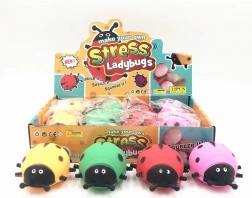 żartobliwa biedronka w różnych kolorach