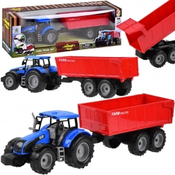 Traktor z przyczepą