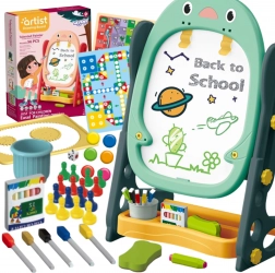 Dwustronna magnetyczna tablica do rysowania i nauki cyfr oraz liter