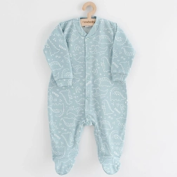 Niemowlęcy pajacyk New Baby Classic II Dino miętowy