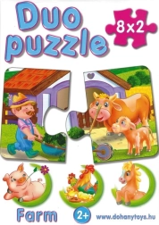 Puzzle Środki transportu Duo dla dzieci