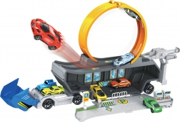 Ciężarówka z wyrzutniową trasą i 3 autkami