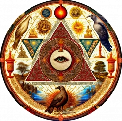 Drewniane puzzle Oko kosmosu XL – 505 elementów od Wooden City