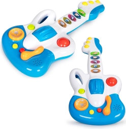 Dziecięca gitara elektryczna z dźwiękami muzycznymi