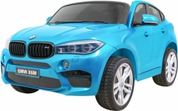 Elektryczny samochodzik BMW X6M XXL dla 2 dzieci z pilotem – Niebieski