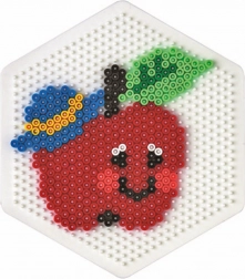 podkładka sześciokątna do koralików do zaprasowywania 5 mm