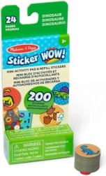 Wkłady naklejek DINOSAURS do MELISSA & DOUG Sticker WOW!