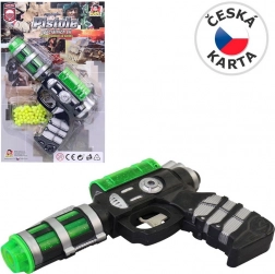 Pistolet na kulki z zapasowymi kulkami