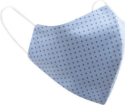 Ochronna bawełniana maseczka Belisima jasnoniebieska, uniwersalna