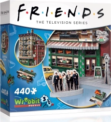 Puzzle 3D WREBBIT Przyjaciele Central Perk – 440 elementów