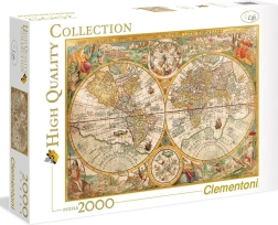 Puzzle 2000 elementów Stara mapa świata