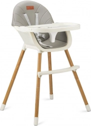 Wielofunkcyjne krzesełko do karmienia MoMi REKI szare