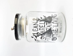 Szklany słoik na słodycze z pokrywką WEDNESDAY